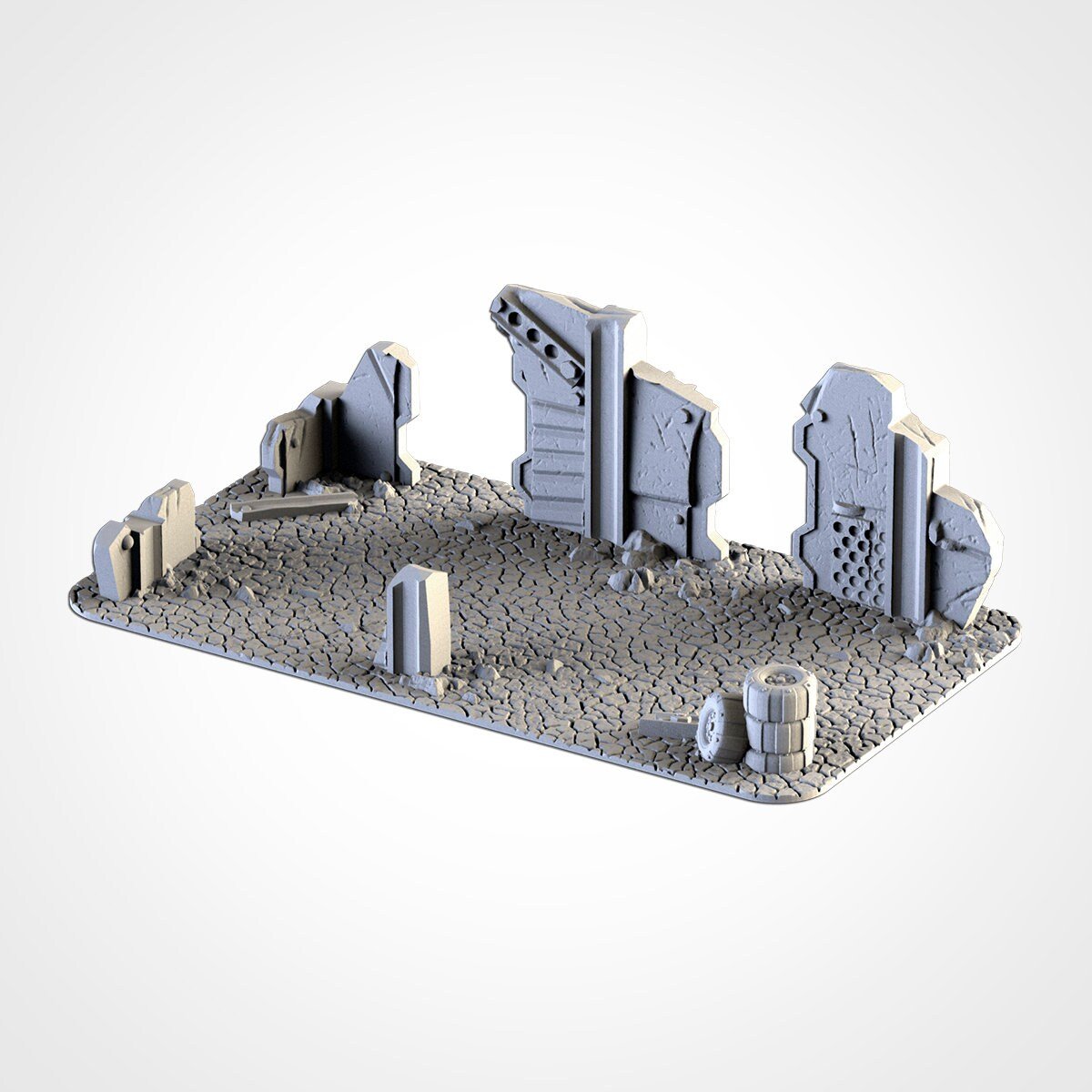 WTC Compliant Post-Apocalyptic Area Ruins - Txarli Factory - Sigmarite Boutique