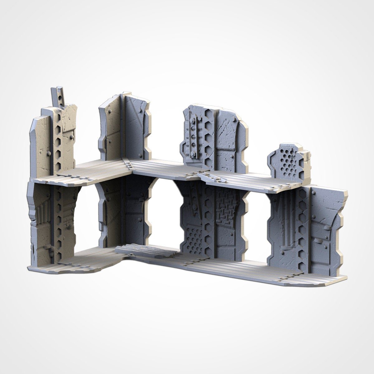 WTC Compliant Small Post-Apocalyptic Ruins - Txarli Factory - Sigmarite Boutique