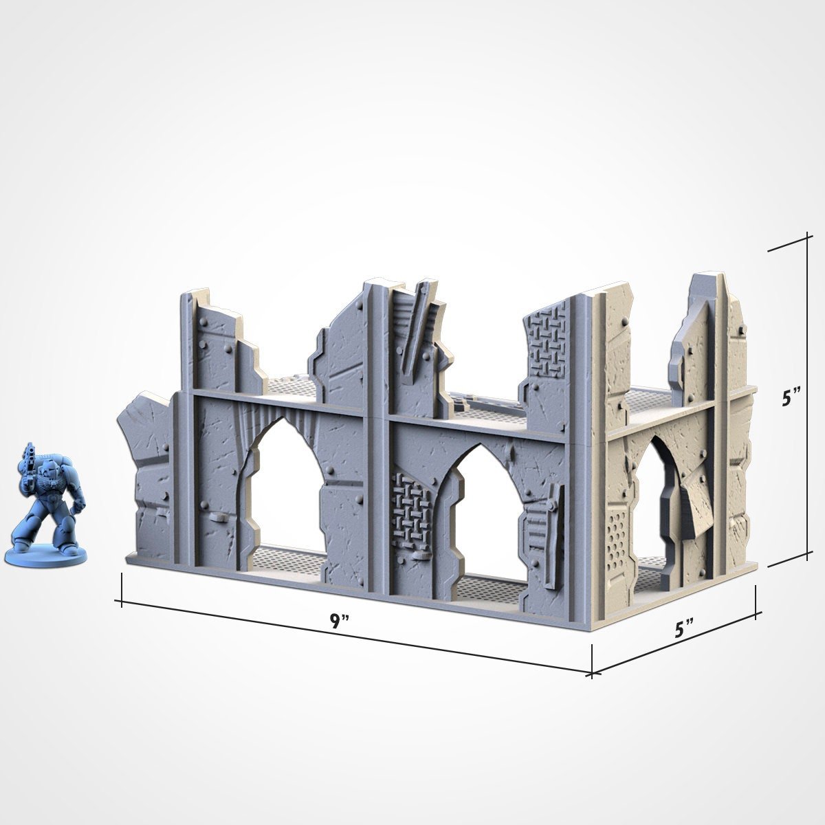 WTC Compliant Small Post-Apocalyptic Ruins - Txarli Factory - Sigmarite Boutique