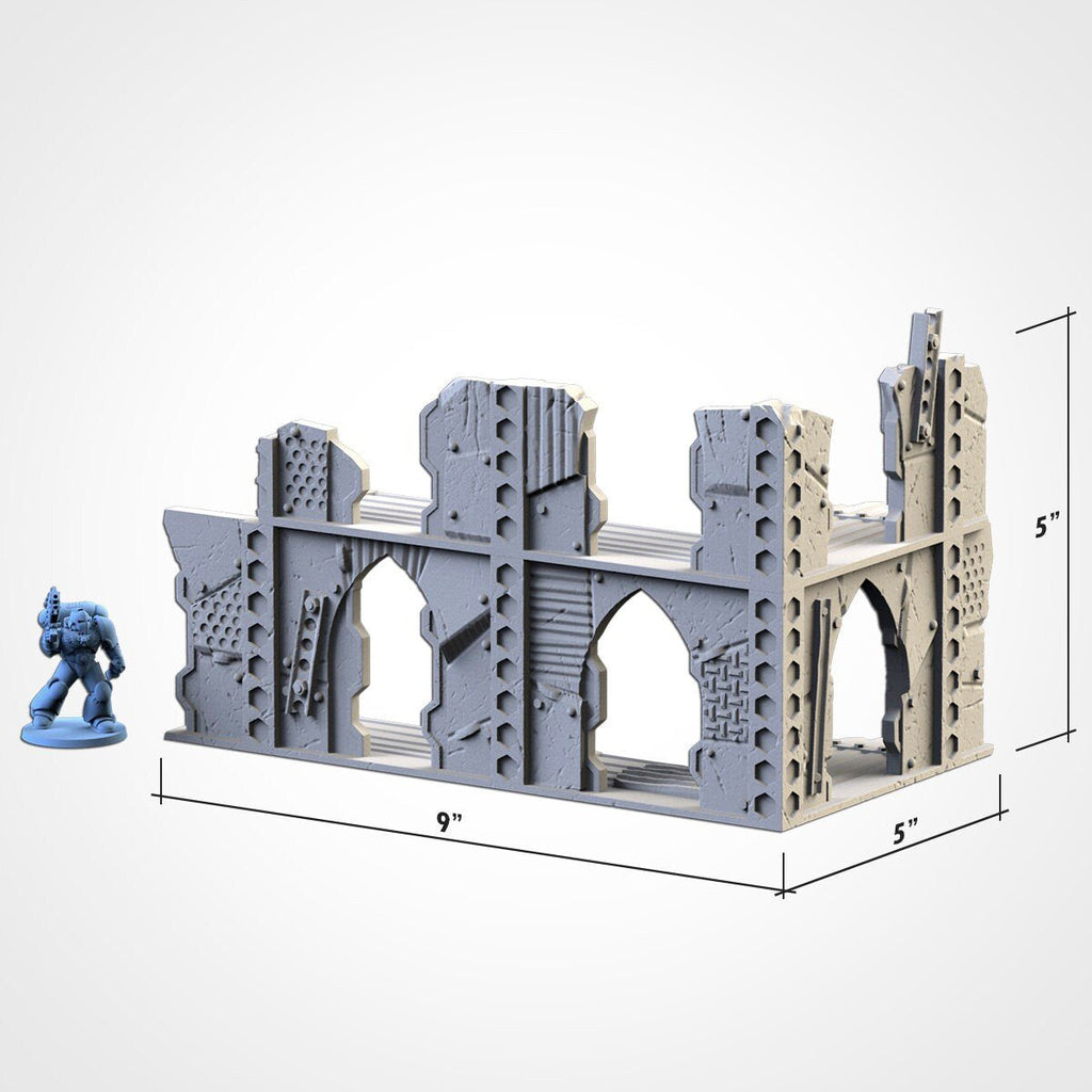 WTC Compliant Small Post-Apocalyptic Ruins - Txarli Factory - Sigmarite Boutique