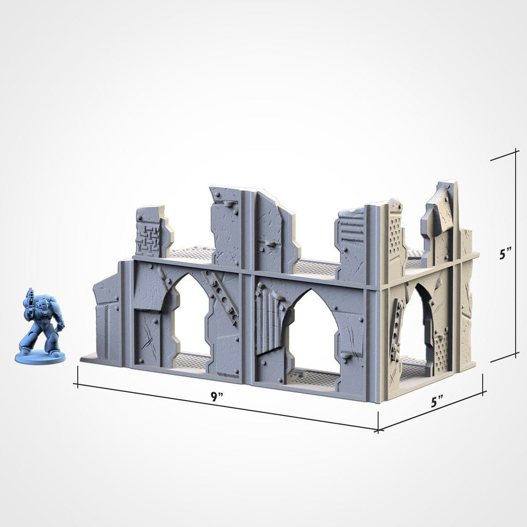 WTC Compliant Small Post-Apocalyptic Ruins - Txarli Factory - Sigmarite Boutique