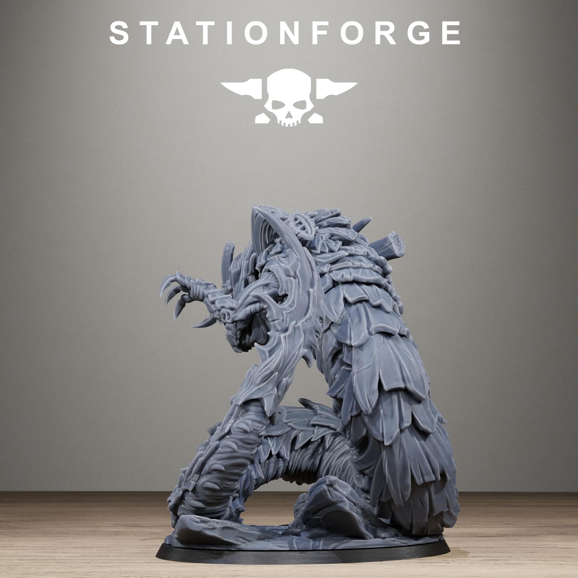 Xenarid Vermyx Alien Burrowing Monster Resin Miniature for Sci Fi Wargaming & RPGs - StationForge - Sigmarite Boutique