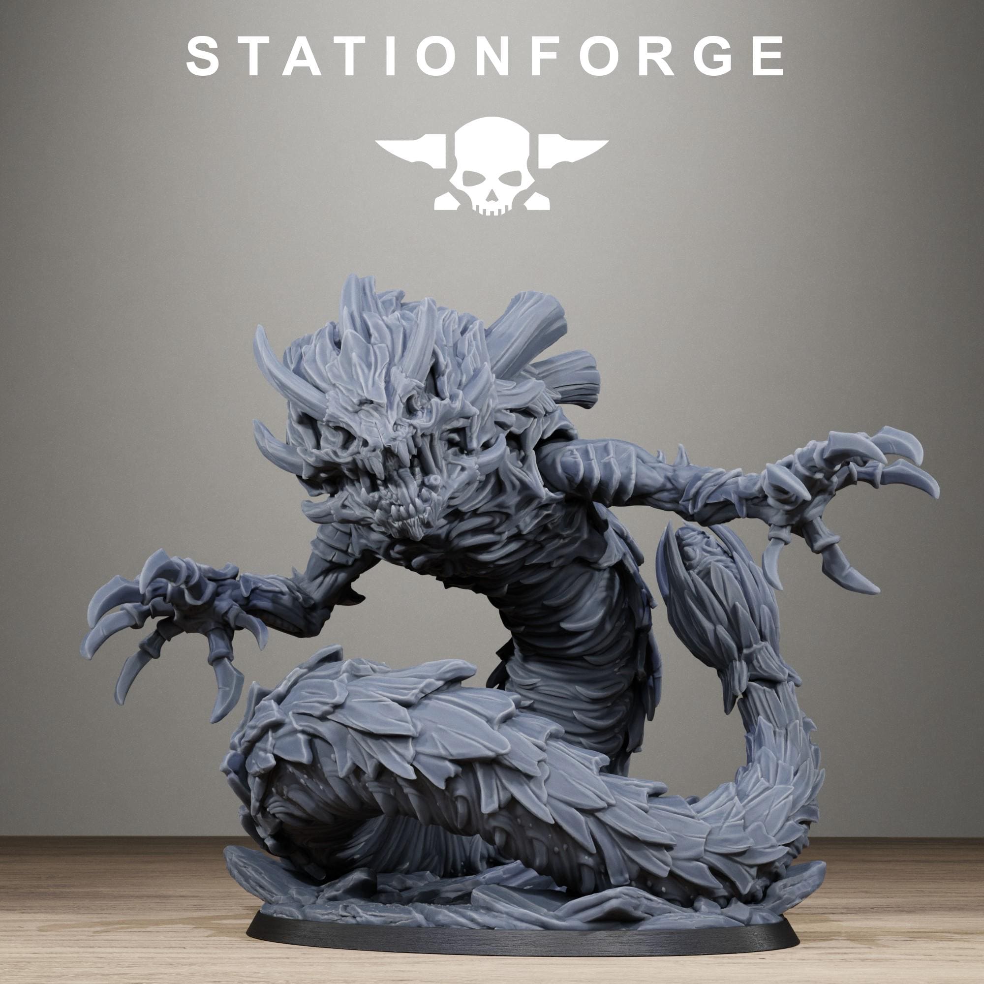 Xenarid Vermyx Alien Burrowing Monster Resin Miniature for Sci Fi Wargaming & RPGs - StationForge - Sigmarite Boutique