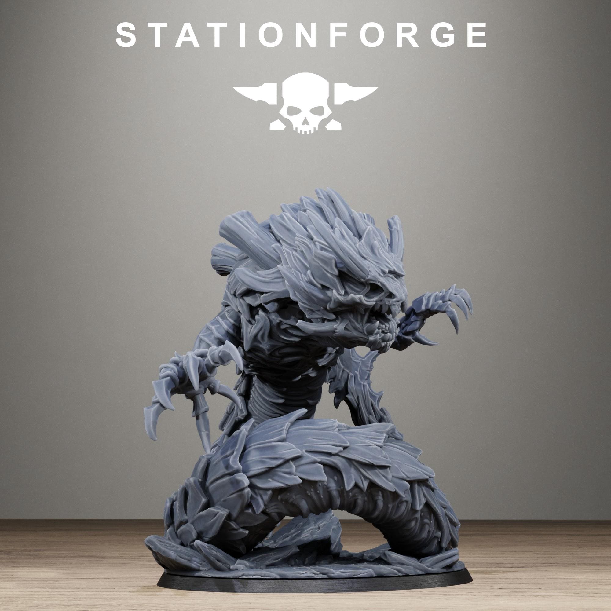Xenarid Vermyx Alien Burrowing Monster Resin Miniature for Sci Fi Wargaming & RPGs - StationForge - Sigmarite Boutique