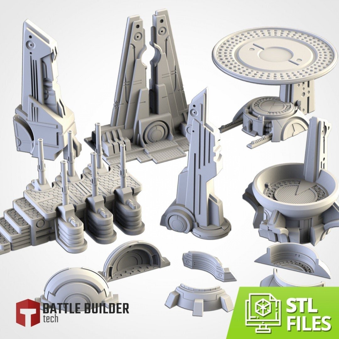 Xenos Buildings Set 3 - Txarli Factory - Sigmarite Boutique