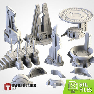 Xenos Buildings Set 3 - Txarli Factory - Sigmarite Boutique