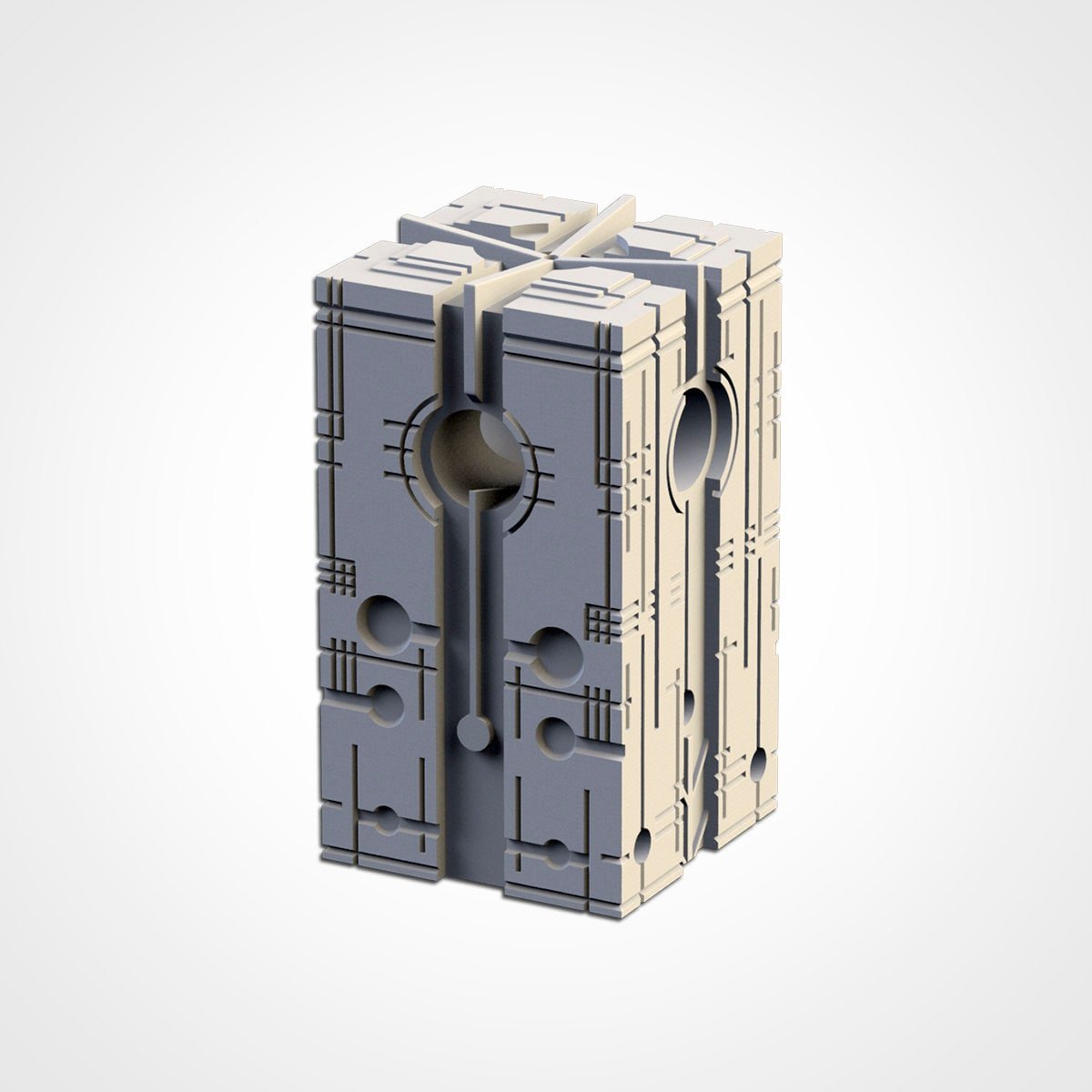 Xenos Pyramids 50% Scale - Scifi Terrain - 3D Printed PLA Plastic - Sigmarite Boutique