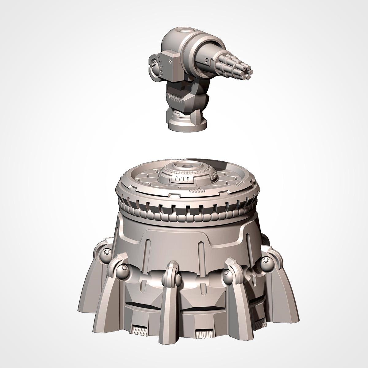 Xenos Terrain Set Modular Sci Fi Tabletop Terrain for 28mm Wargaming & Kill Team Alien Scatter Terrain - Sigmarite Boutique