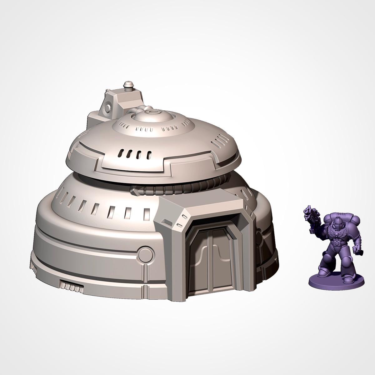 Xenos Terrain Set Modular Sci Fi Tabletop Terrain for 28mm Wargaming & Kill Team Alien Scatter Terrain - Sigmarite Boutique