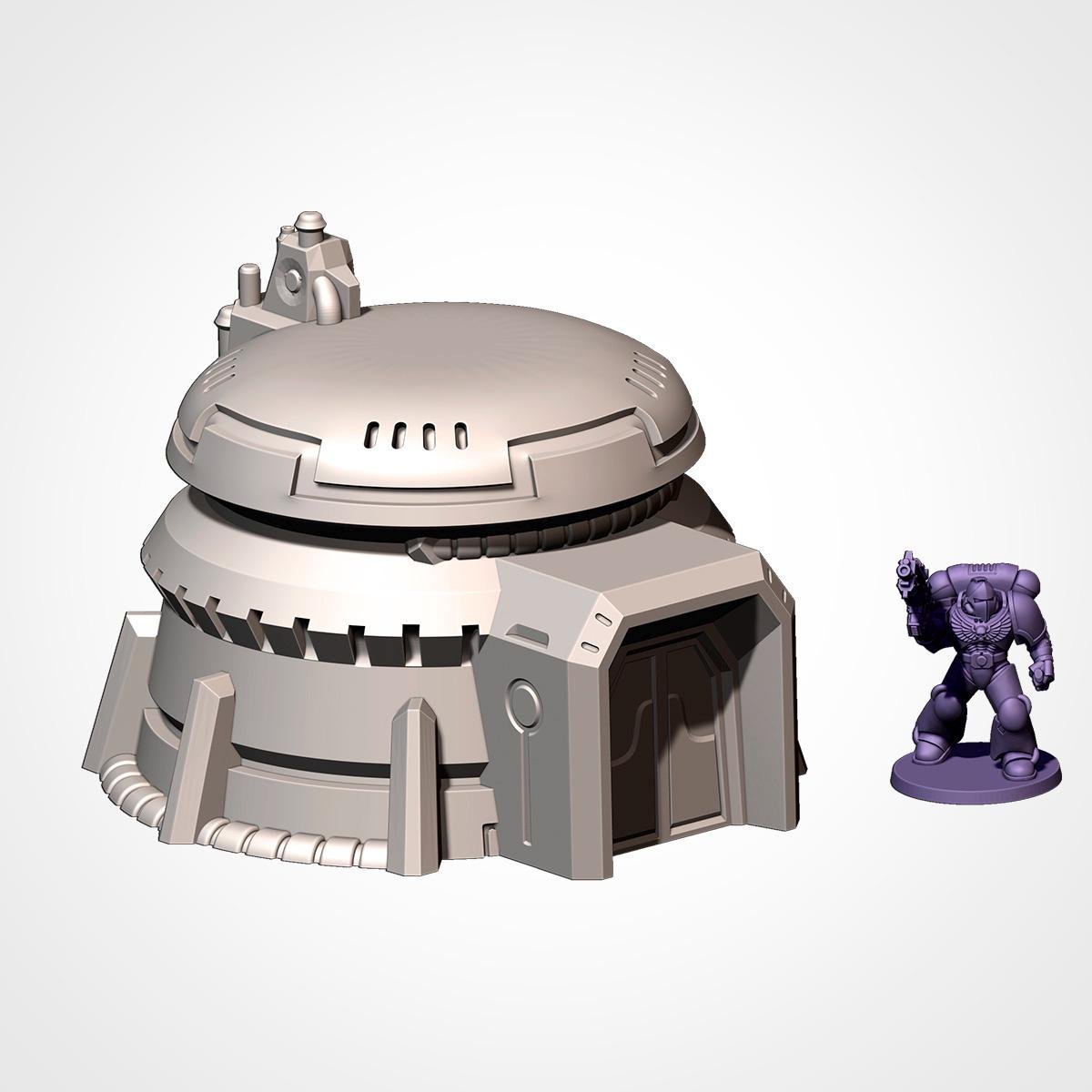 Xenos Terrain Set Modular Sci Fi Tabletop Terrain for 28mm Wargaming & Kill Team Alien Scatter Terrain - Sigmarite Boutique