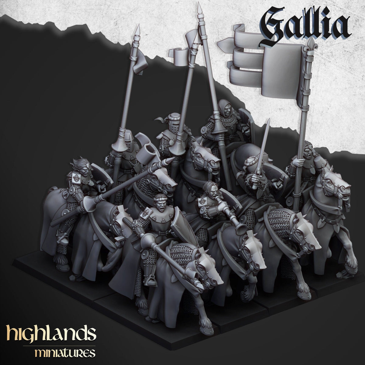 Young Knights - Gallia - Highlands Miniatures - Sigmarite Boutique