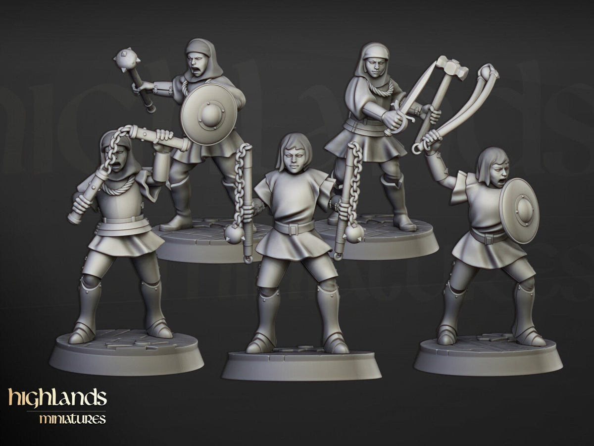 Young Sisters of St Helena - Highlands Miniatures - Sigmarite Boutique
