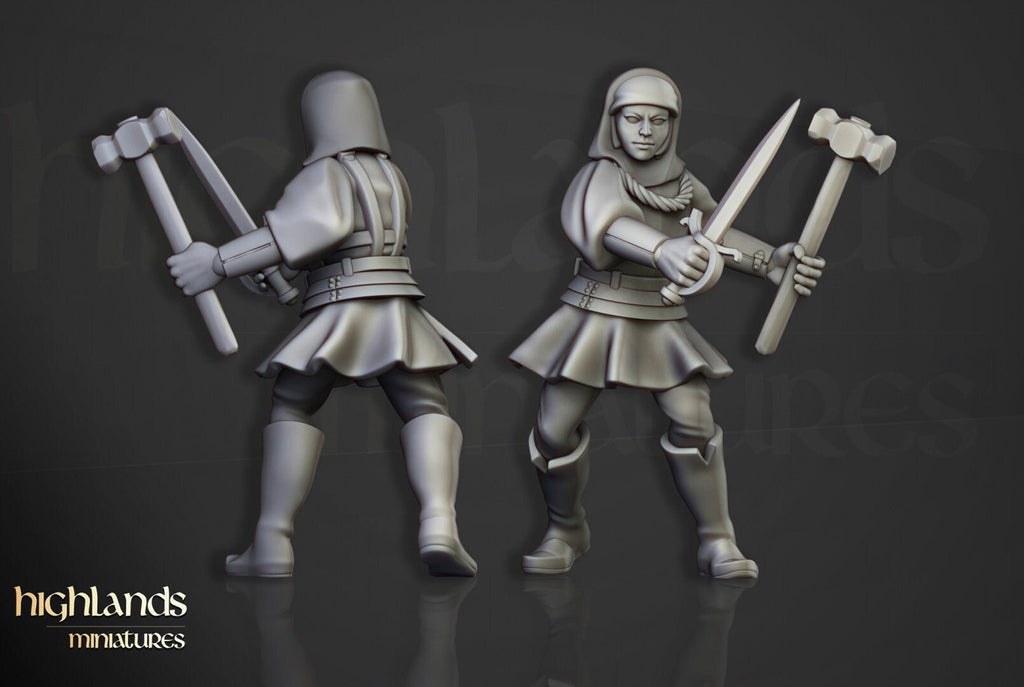 Young Sisters of St Helena - Highlands Miniatures - Sigmarite Boutique