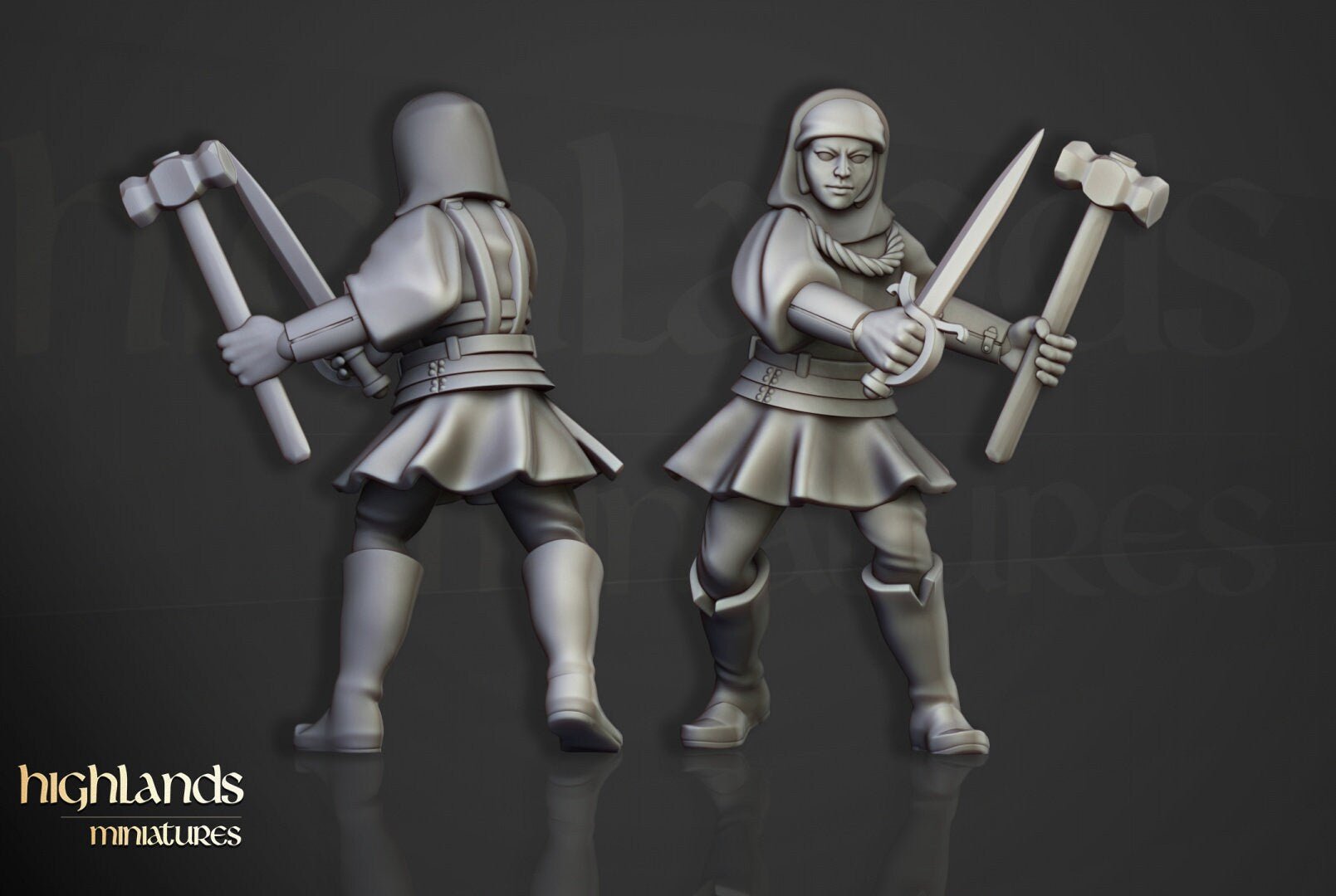 Young Sisters of St Helena - Highlands Miniatures - Sigmarite Boutique