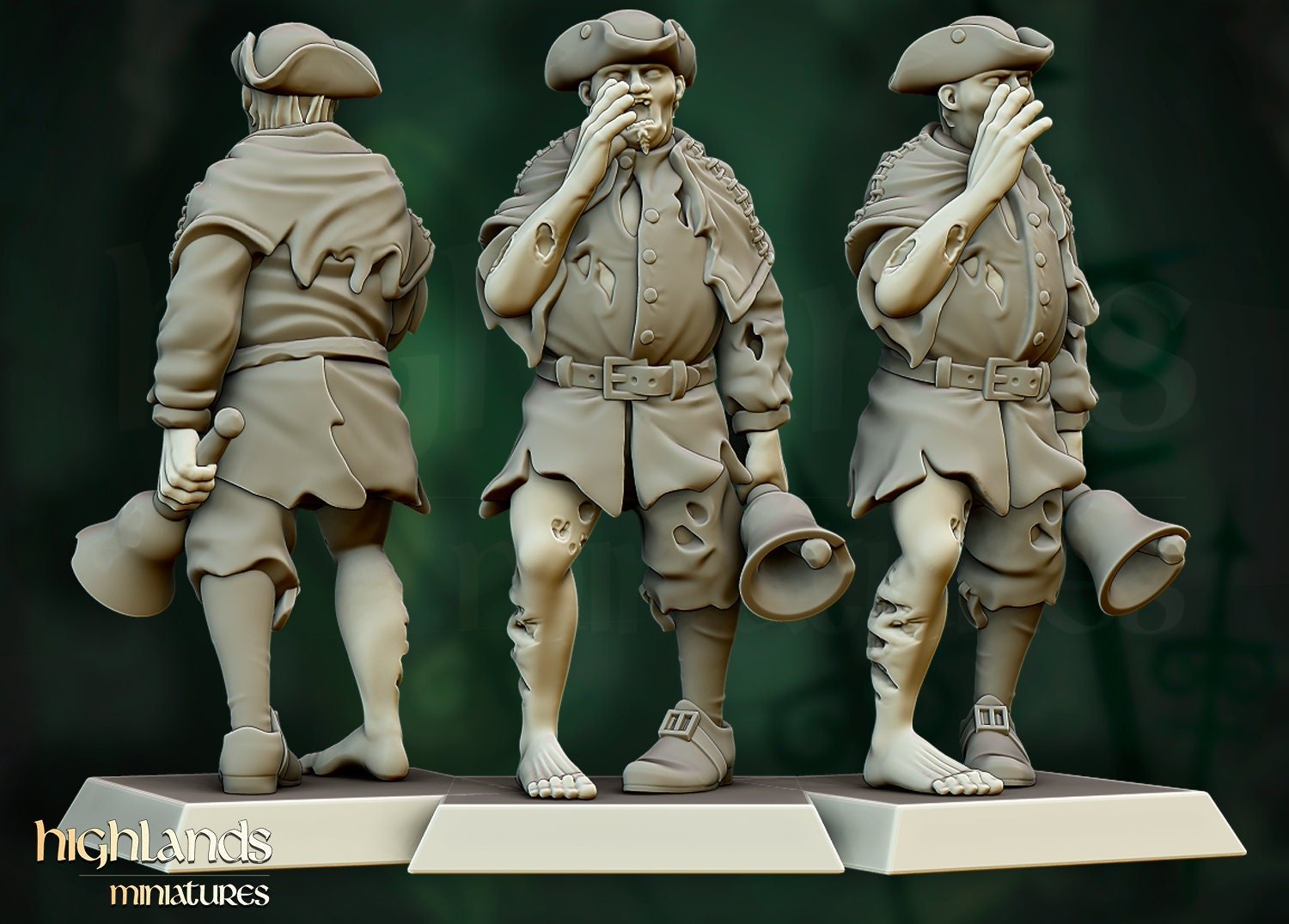 Zombie Command - Highlands Miniatures - Sigmarite Boutique