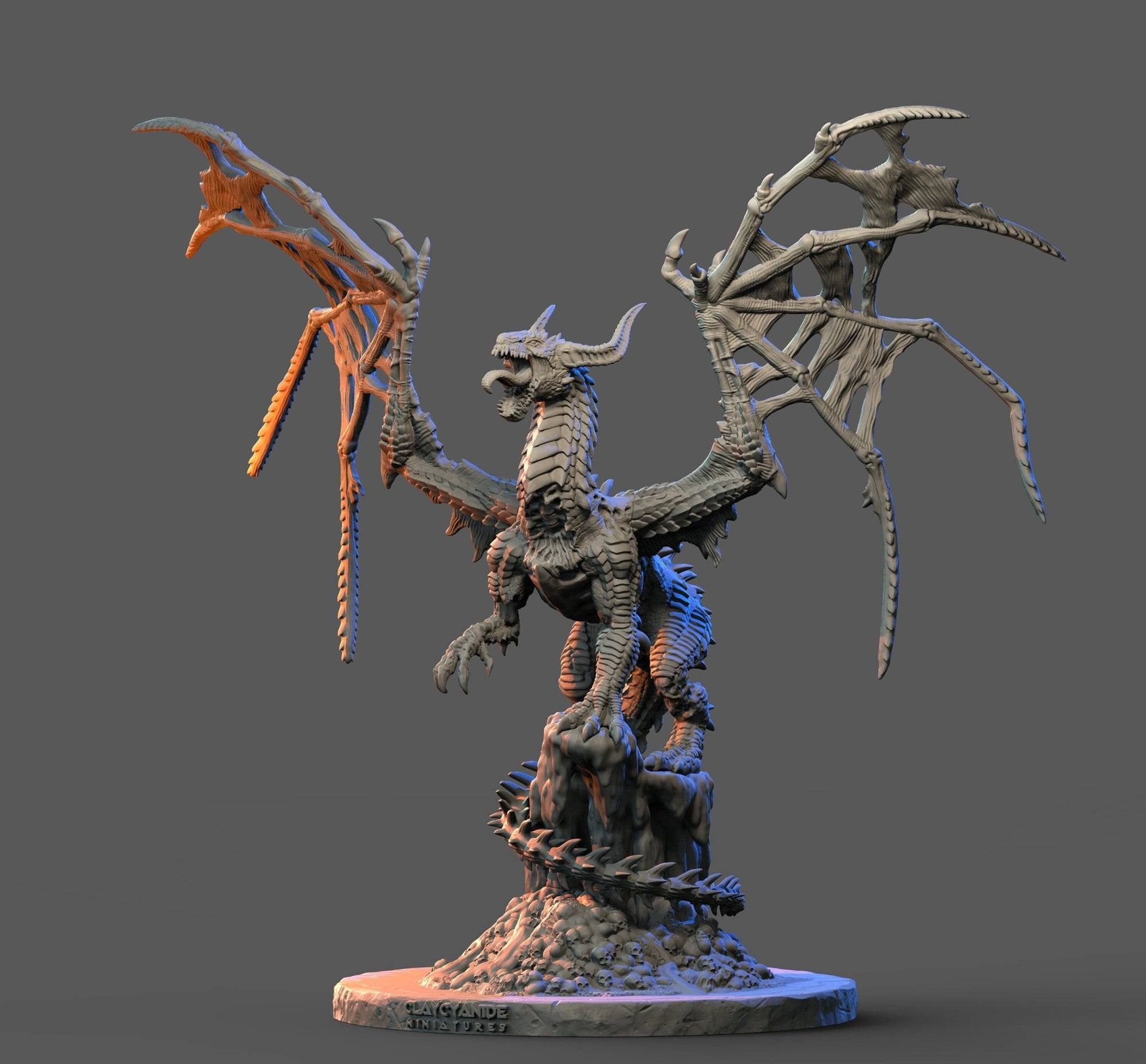 Zombie Dragon - Castle of Dracula - Clay Cyanide - Sigmarite Boutique