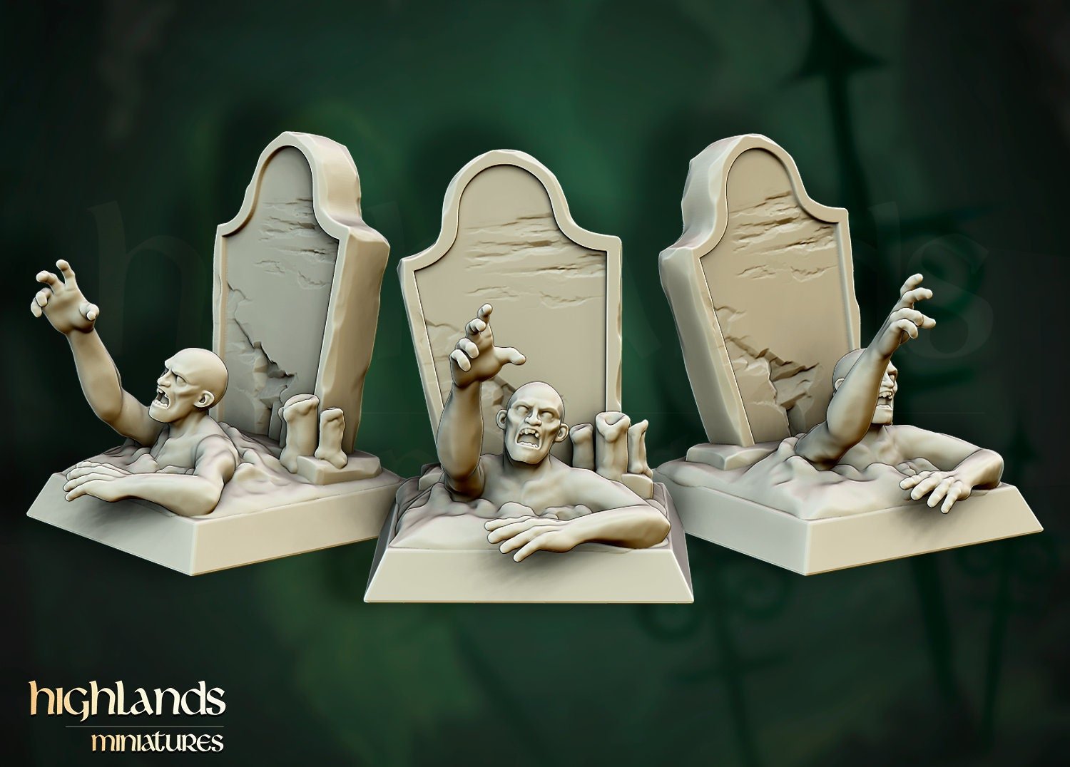 Zombie Unit Fillers - Highland Miniatures - Sigmarite Boutique