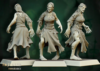 Zombie Villagers - Highlands Miniatures - Sigmarite Boutique
