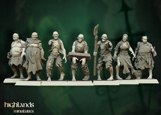 Zombie Villagers - Highlands Miniatures - Sigmarite Boutique