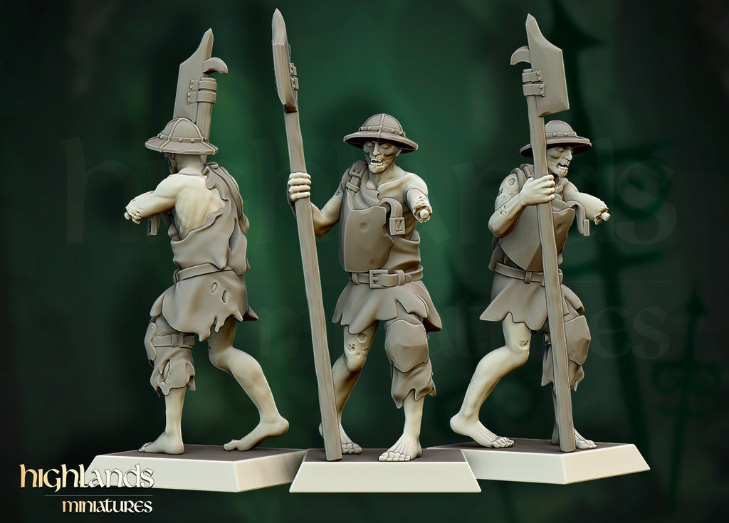 Zombie Warriors - Highlands Miniatures - Sigmarite Boutique