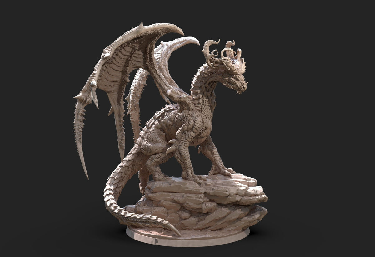 Zulthroah, Elder Forest Dragon - Aether Woods - Moonglaive Studios - Sigmarite Boutique